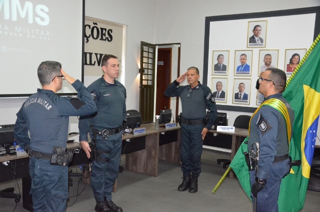 1º Sargento Ronaldo Francisco da Silva assume comando da Polícia Militar em Taquarussu